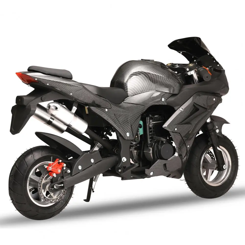 

Мотоцикл-карманник 49 куб. см, 4-тактный, бензиновый, с дисковыми тормозами спереди и сзади, мини-мотоцикл