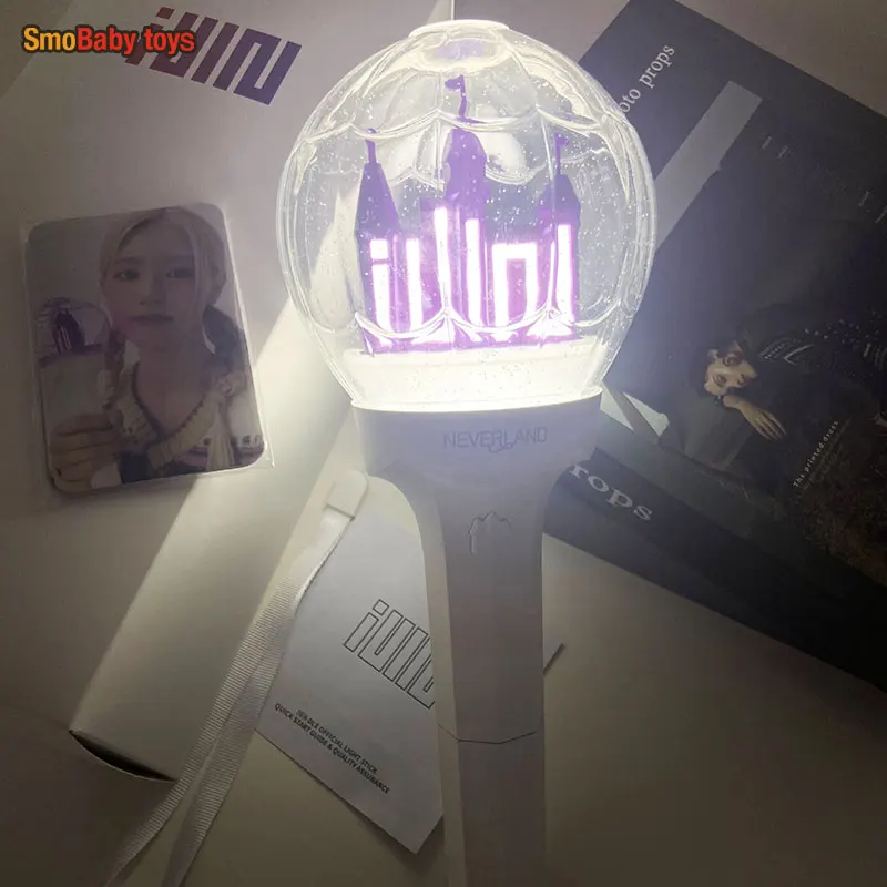 Najnowszy Kpop (G)I-DLE zamek Lightstick lampa ręczna Gidle Concert Hiphop oświetlenie na imprezę Stick Flash fluorescencyjny prezent kolekcja dla fanów