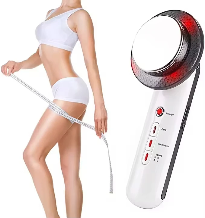 3 in 1 Ultrasonic EMS Body Slimming Machine Far Infrared Fat Burning Massager Anti Cellulite Weight Loss Device For Abdomen Leg
