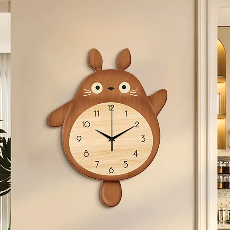 

Nordic Modern Setup Wall Clock Decor Aesthetic Design Noiseless Pendulum Clock Home Children Wanduhr Living Room Decoration