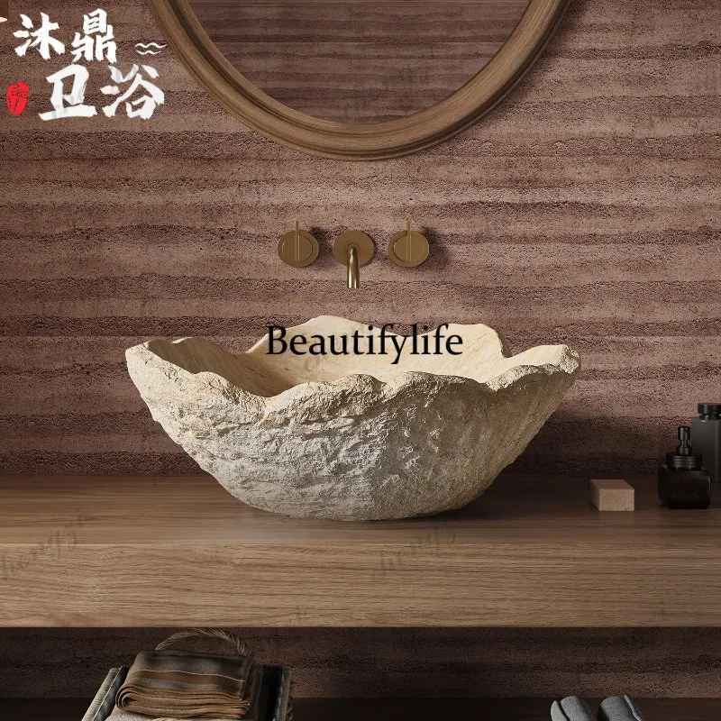 Wabi Sand medieval style table basin hand basin designer folk hotel art bathroom hand basin