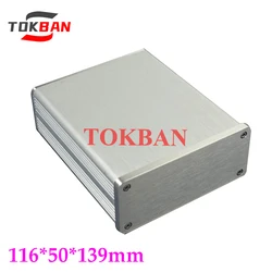 Tokban Audio 1539 116*50*139mm Aluminum Mini Power Amplifier Chassis Enclosure DIy Headphone Amp Case Shell