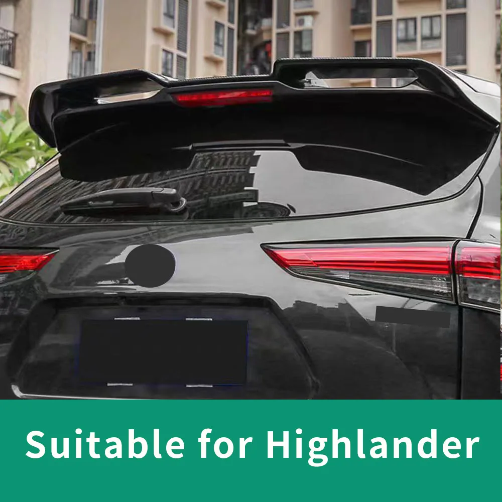 

Suitable For Toyota Highlander 2021-2024 New MC Mechanical Design Rear Trunk Spoiler Top Spoiler ABS Material Car Modification K