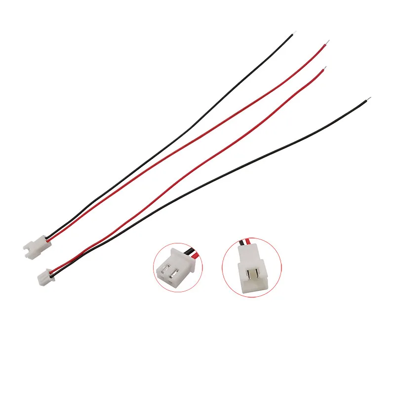 10Pcs Micro JST XH 2.54mm Pitch 2/3/4/5/6 Pin Male Plug / XH2.54 Female Socket Extension Lead Wire Cable Connector 20CM 26AWG