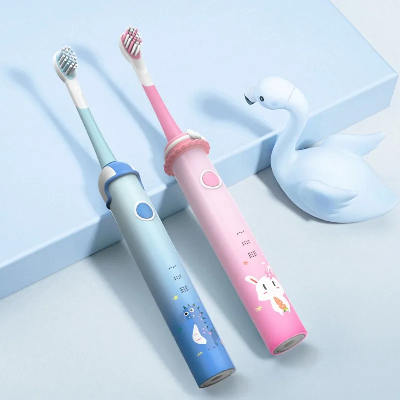 escova-de-dentes-eletronica-infantil-sonic-com-2-cabecotes-3-modos-de-limpeza-oral-bateria-de-800mah-e-motor-de-levitacao-magnetica