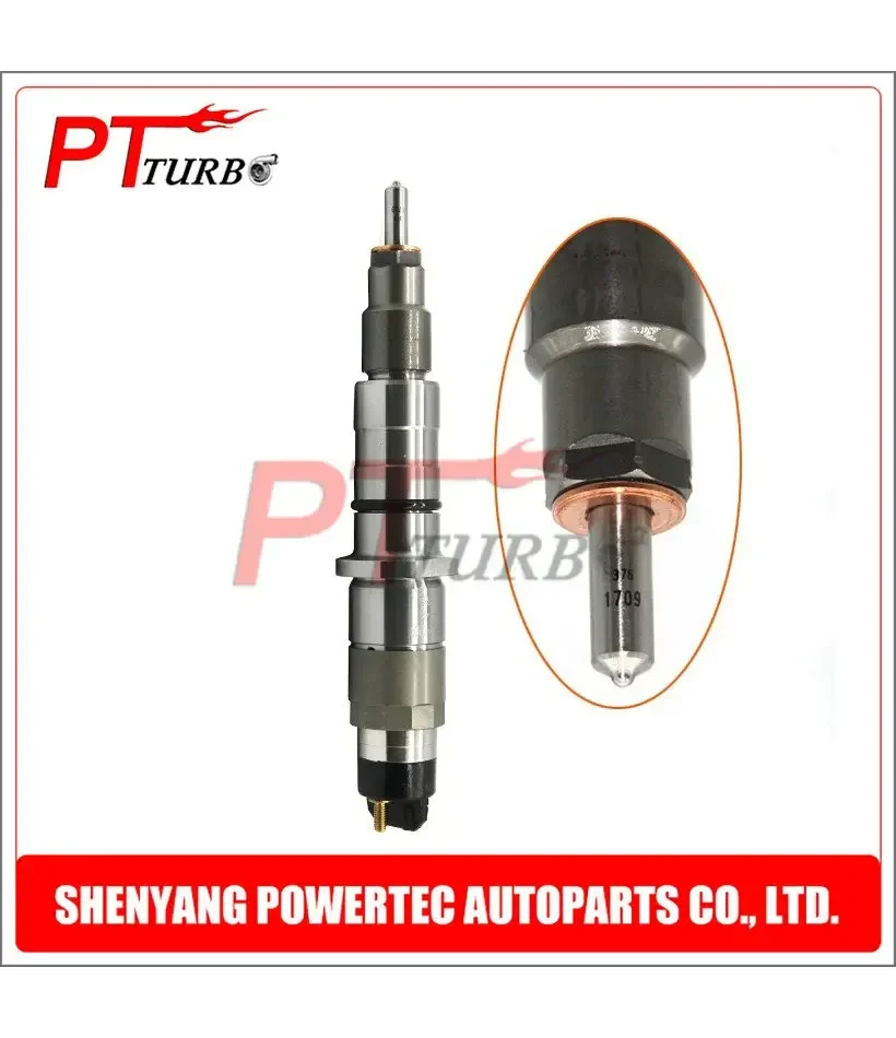 

In Stock Auto fuel injectors parts 0445 120 122 common rail injector For Dongfeng DFLDFZ 8.9 D - DLLA144P1707 injection 0445120