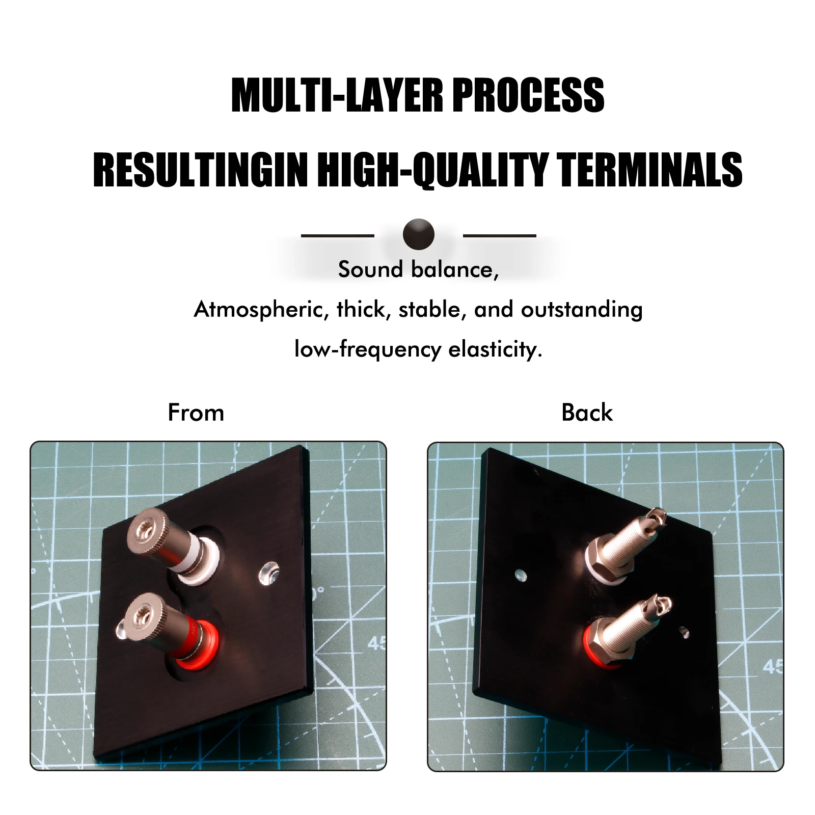Hi-End Binding Post Niobium Plating Binding Post Speaker Amplifier Binding Post Terminal