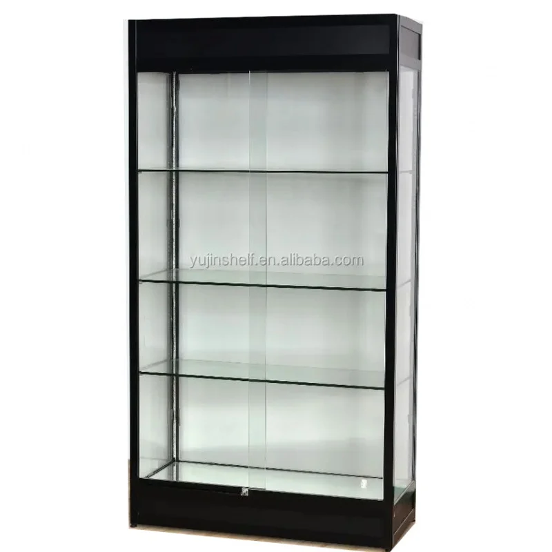 

Custom. glass display cabinet glass showcase for jewelry shop glass display cabinet with lock