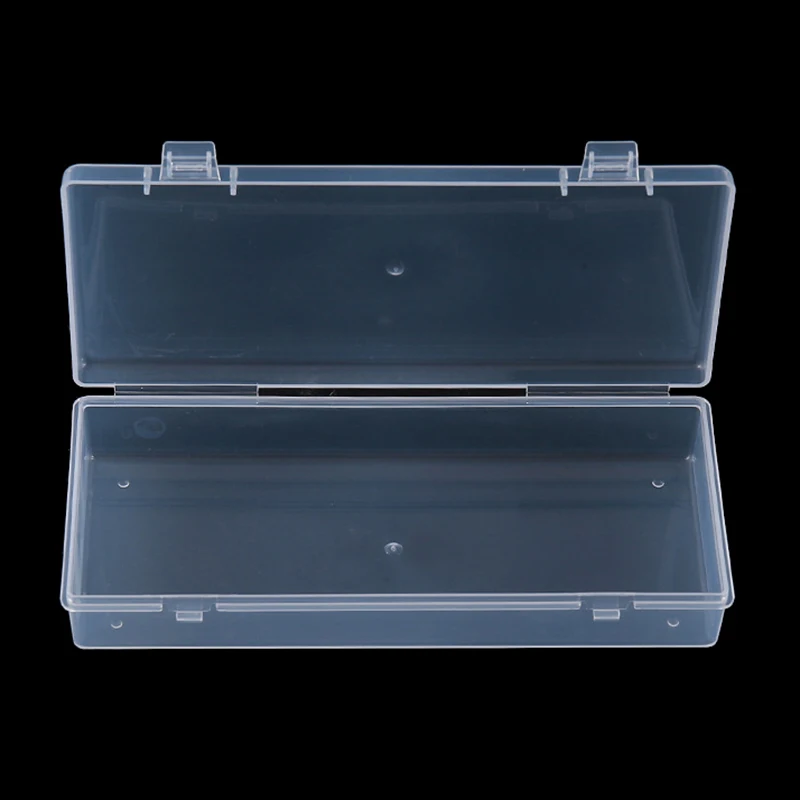 Transparent Plastic Box Rectangular Translucent Packing Box Storage Organizer Case Dustproof Durable Strong Jewelry Container