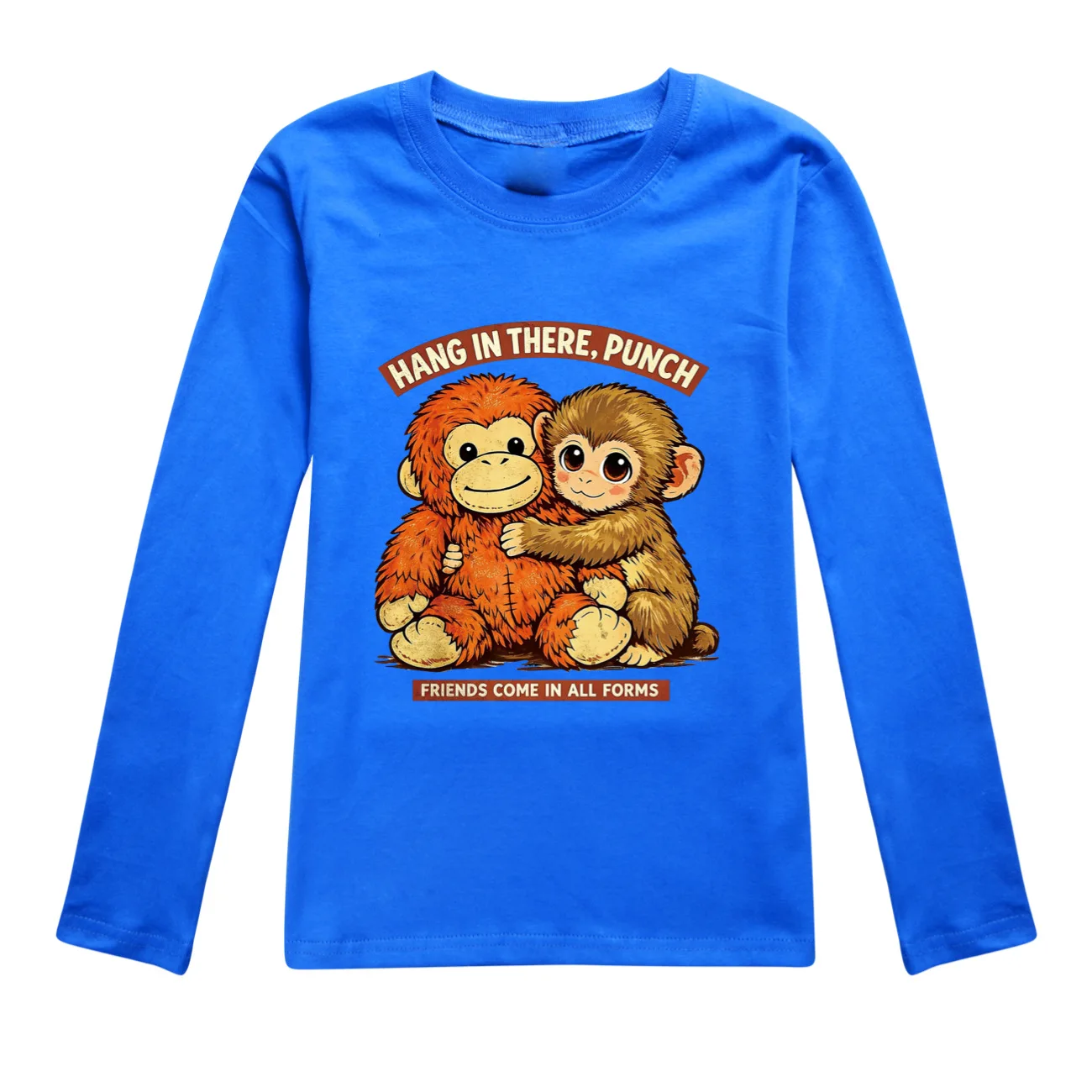 Kids Punch Monkey Long Sleeve T-shirt Cute Anime Cartoon Tee for Boys And Girls Spring Autumn Fashion Shirt Birthday Gift