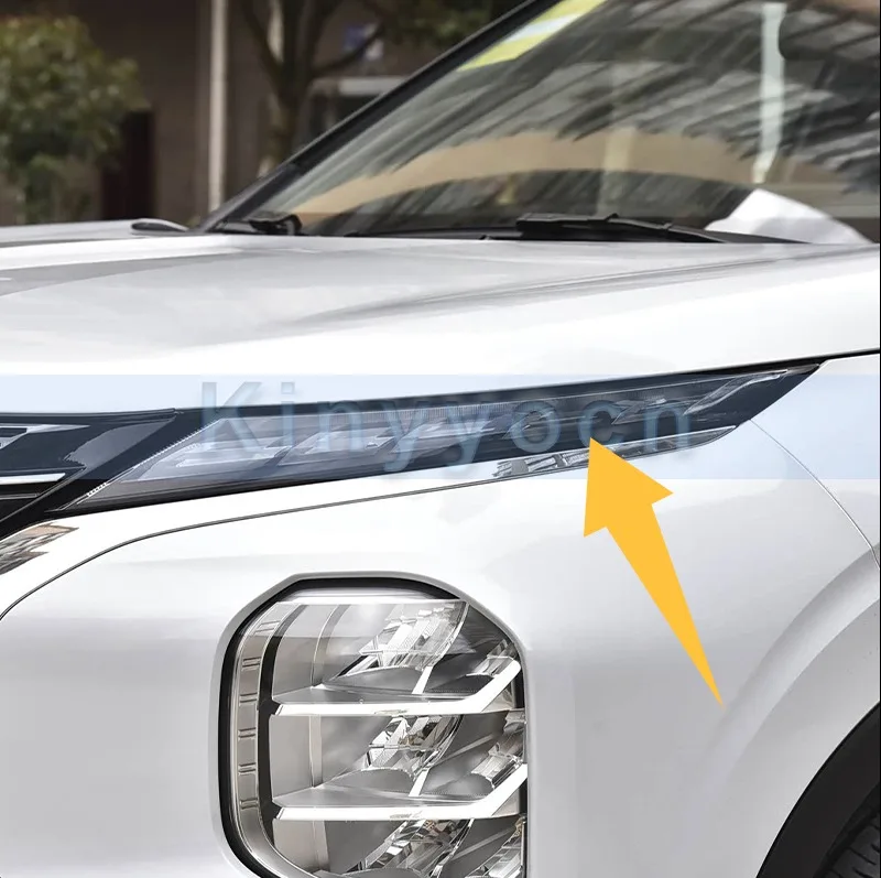 Car Daytime Running Lights Cover Shell For Mitsubishi Outlander 2023 Front DRL Glass Cover Shell Replacement Lampshade