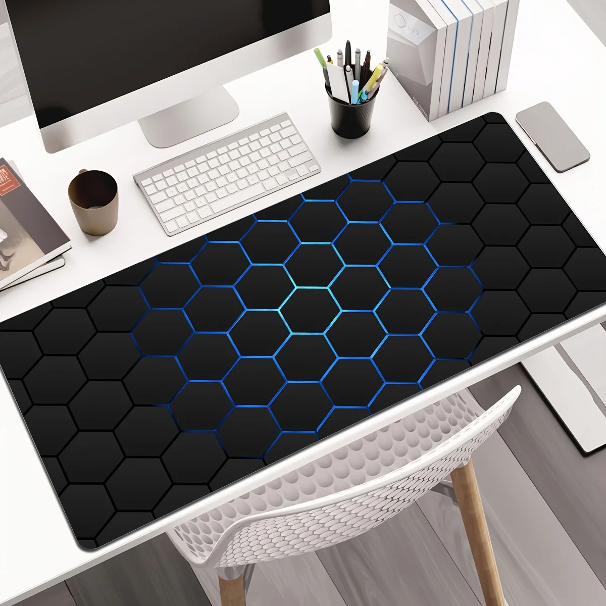 

Matrix Pattern Large gaming mouse pad Computer keyboard Pad Cool desk mat non-slip natural precision for gamers and offices