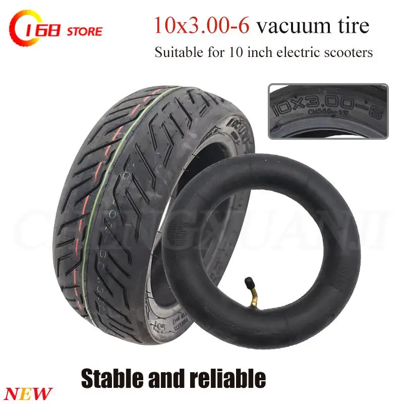 10x3.00-6 High Quality Tubeless Tire for Kugoo M4 Pro Zero 11X Kaabo Wolf 10 Inch City Road Vacuum Tire 10x3 Inch Tyre Parts