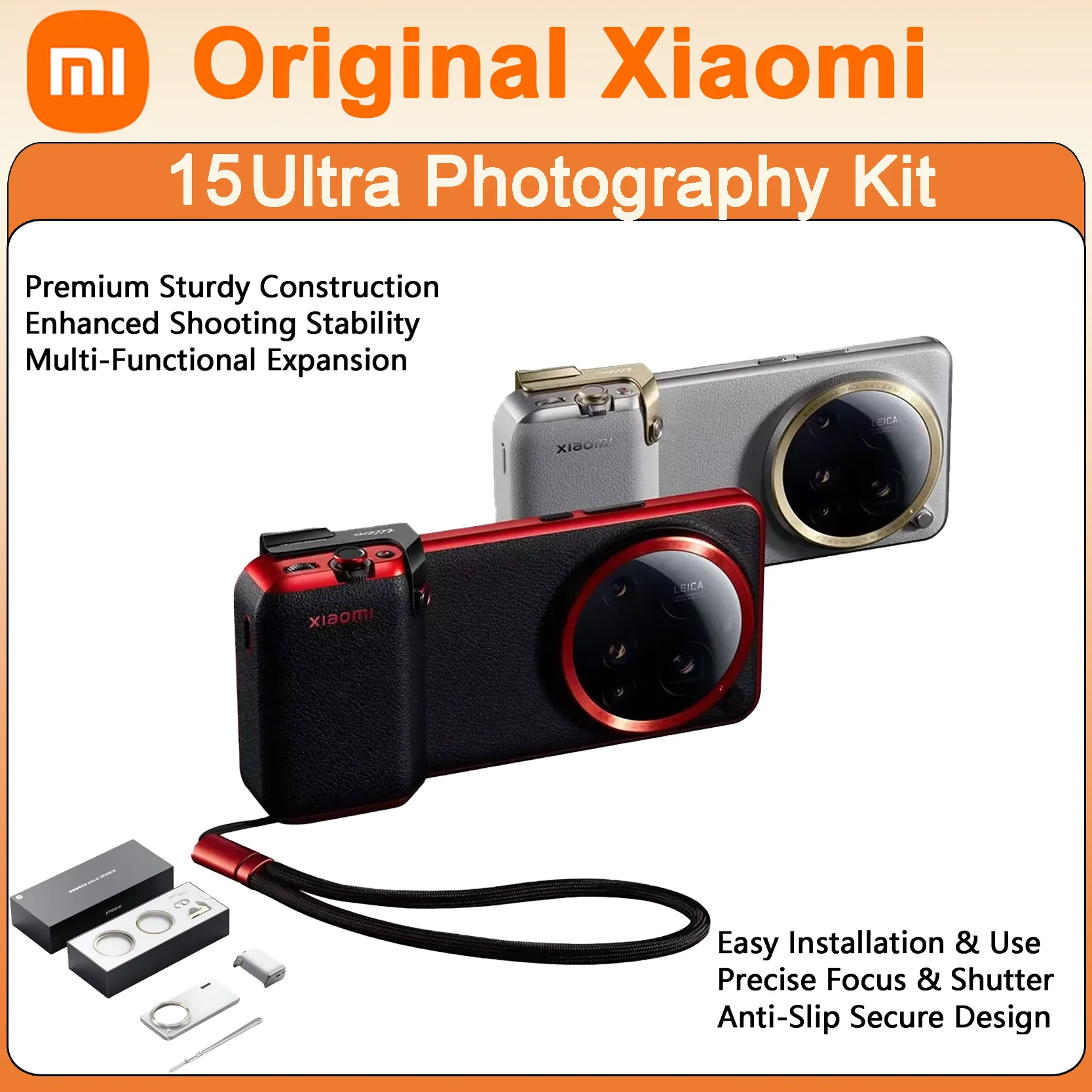 

Original Xiaomi 15 Ultra Professional Photography Accessory Wireless Lens Handle Protective Phone Case For Xiaomi 15 Ultra