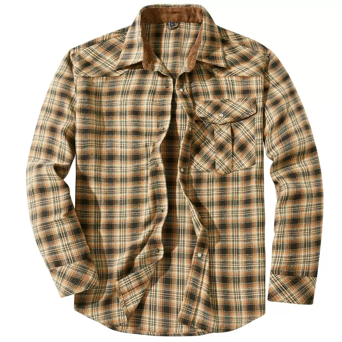 

Autumn and Spring New Fashion Trend Retro Sports Plaid Shirt Men's Loose Comfortable Plus Size High Quality Long Sleeve Shirt