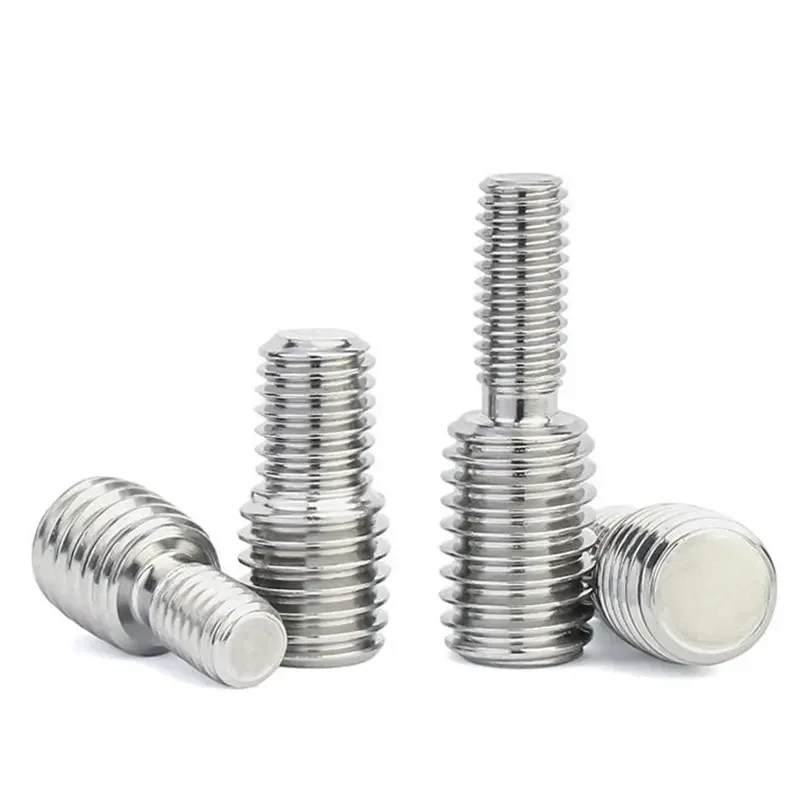 304 Stainless Steel Conversion Reducing Screws Bolt Metal Adapter Male Double-ended Headless Screw Camer Adapter Converter M3M20