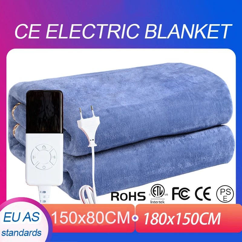 

220V Blanket Heated Electric Sheet Thicken Thermostat Electric Blankets Security Electric Heating Blanket Warm Electric Mattress