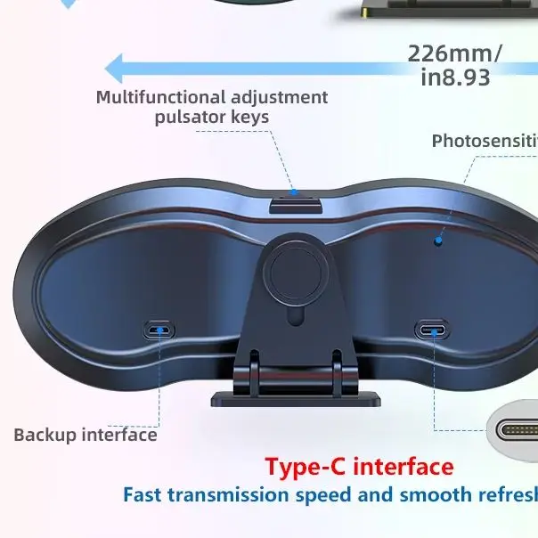 

NEW Multi-function Full LCD Instrument OBD+GPS Dual System HUD Fuel consumption Oil temperature Turbo pressure Oil pressure