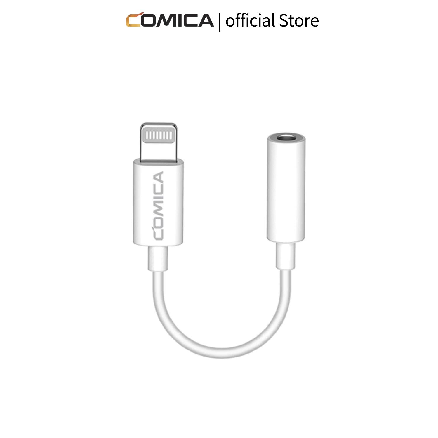 Comica CVM-SPX-MI 3.5mm TRRS Female to Lightning Audio Cable Duplex Data Transmission Sound Cable For Microphones