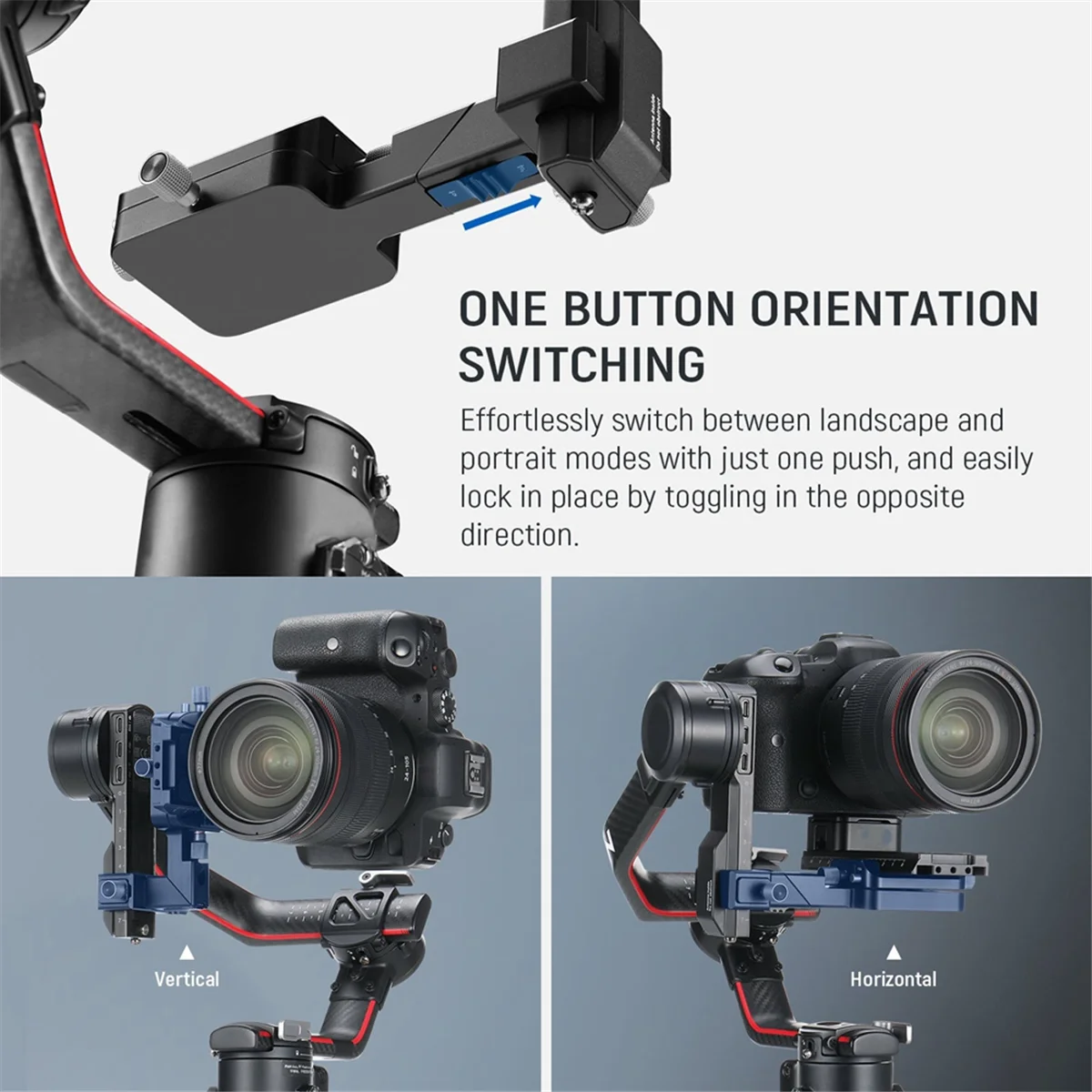 لوحة التبديل السريع لتركيب الكاميرا العمودية لملحقات كاميرا Ronin RS3 Pro RS 3 RS 2 Gimbal