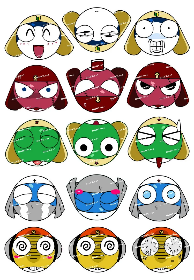 1sheet Keroro Gunsou Sticker luggage Laptop 21X15CM F0231-06