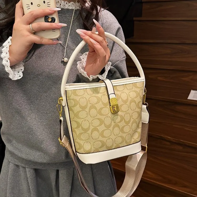 

2025 New Large Tote Bag for Women, Spacious Work Bucket Bag, Versatile Crossbody Shoulder Purse for Commuter