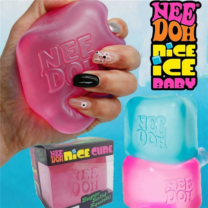 

Schylling Needoh Sensory Nice Cube Sensory Fidget Square Ice Cube Anxiety Sensory Reliever Fidget Tool For Adults Kids Gift Toy