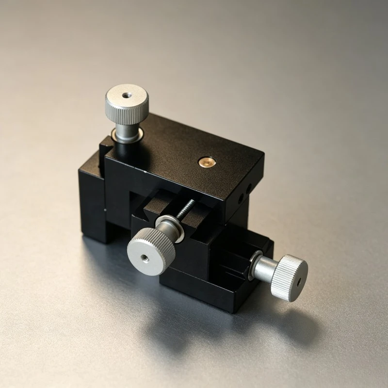 High Precision Manual Optical Probe Holder XYZ 3D Translation Stage Fine Adjustment Swallowtail Base for Microscope Lab