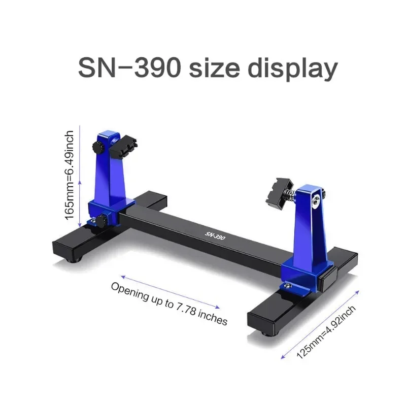 Soporte de abrazadera de soldadura ajustable PCB, soporte de fijación de rotación de 360 grados, plantilla de placa de circuito impreso para