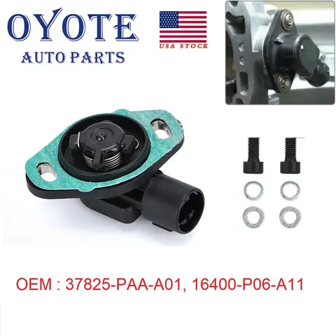 OYOTE 37825PAAA01 16400P06A11 스로틀 위치 센서 키트 TPS 1988-2001 Honda Accord CRX CRV Civic Acura Integra 30600P5K70