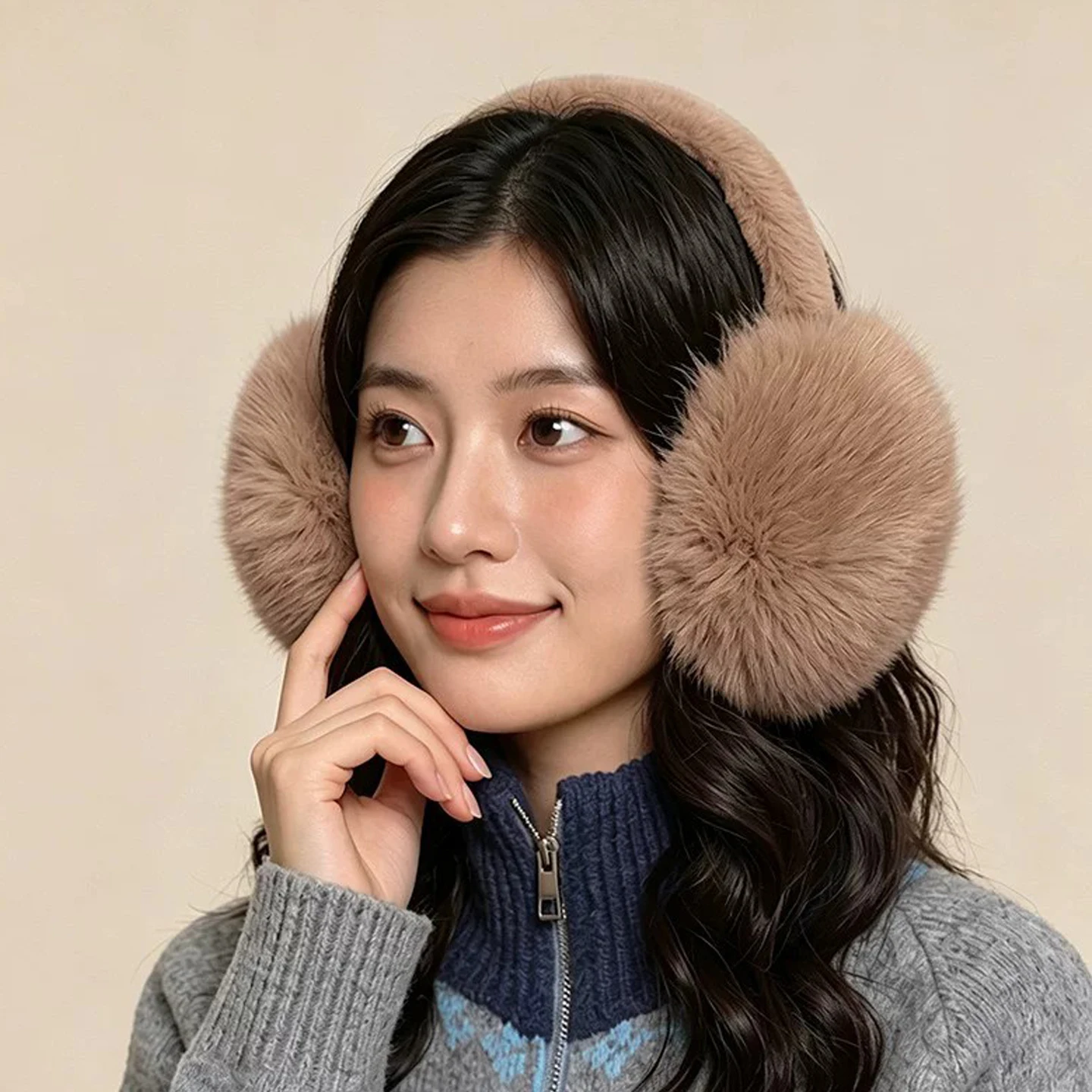 women's-winter-ear-muffs-plush-warm-anti-freeze-cycling-windproof-cold-proof-ear-covers-ear-pads-fashionable-thickened-korean