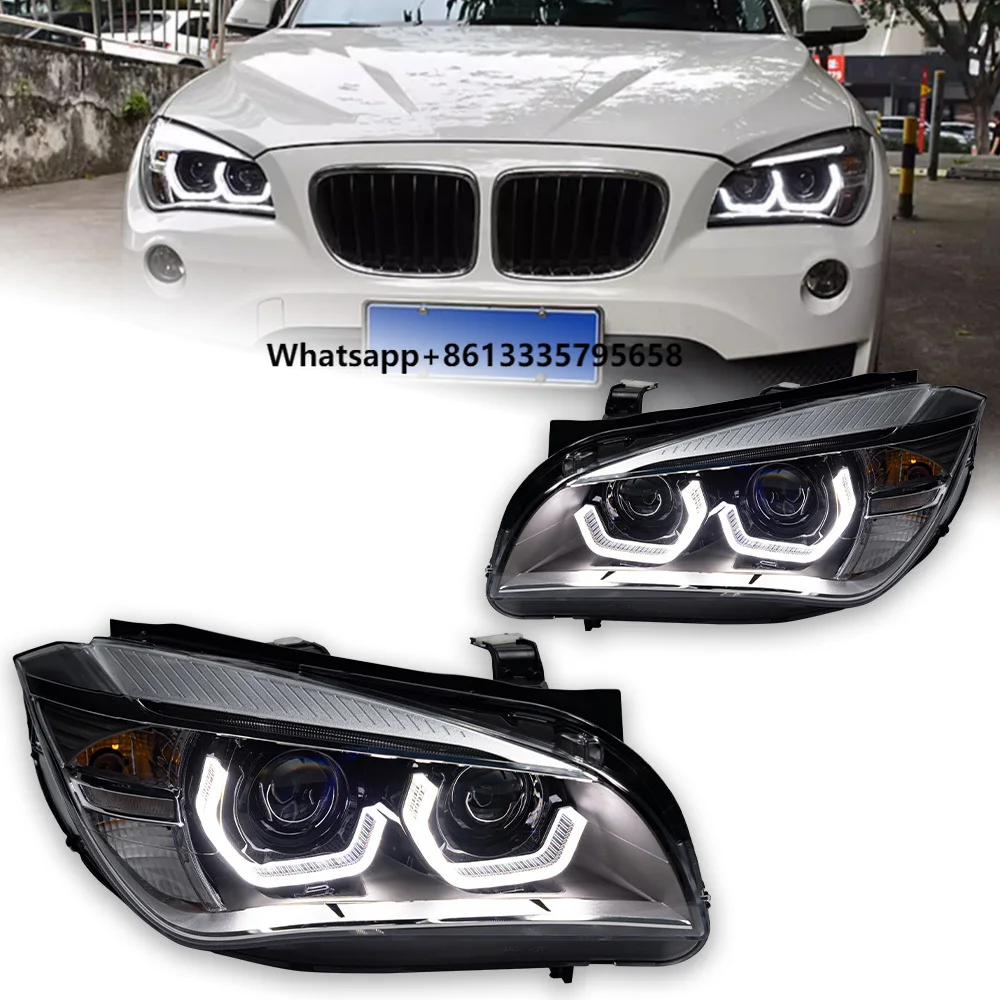 

AKD Car Styling Head Lamp for X1 E84 LED Headlight Projector Lens 2011-2015 AngelEye DRL Hid Bi Xenon Automotive Accessories