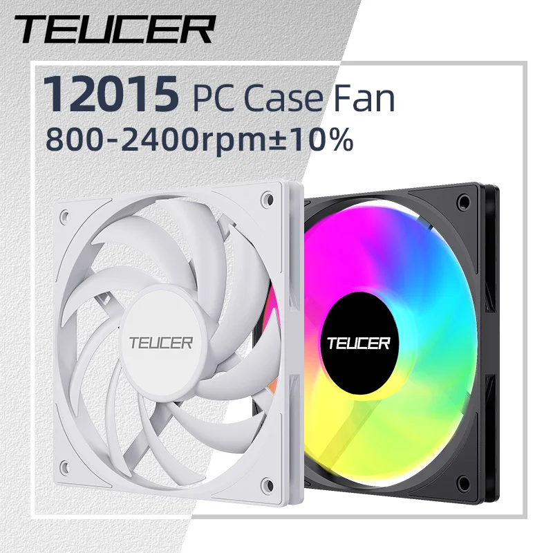 Teucer 120 مللي متر PC مروحة FDB تحمل PWM 800-2400 دورة في الدقيقة سمك 15 مللي متر الهيكل الصامت التبريد التهوية UT-12015 سامسونج وحدة المعالجة المركزية مروحة