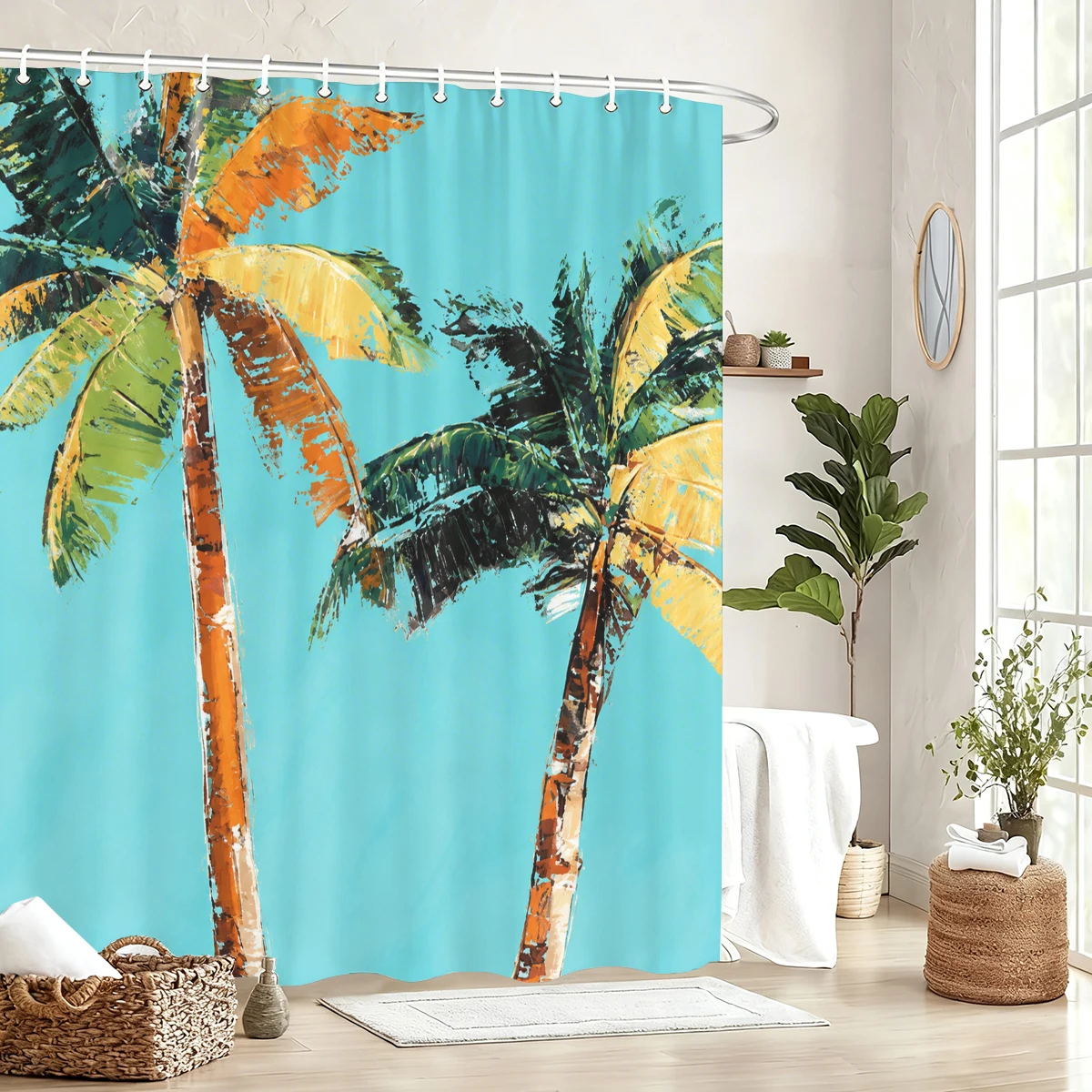 cortina-de-banheiro-em-poliester-com-padrao-floral-e-tropical-decoracao-estilosa-para-banheiro-divisoria-chique-para-banheira-em-casa