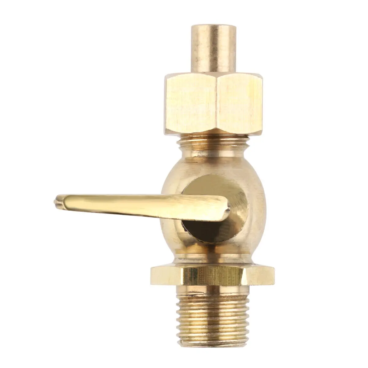 FIT CLASSIC VINTAGE MOTORCYCLE BRASS PETROL FUEL TAP 1/4\