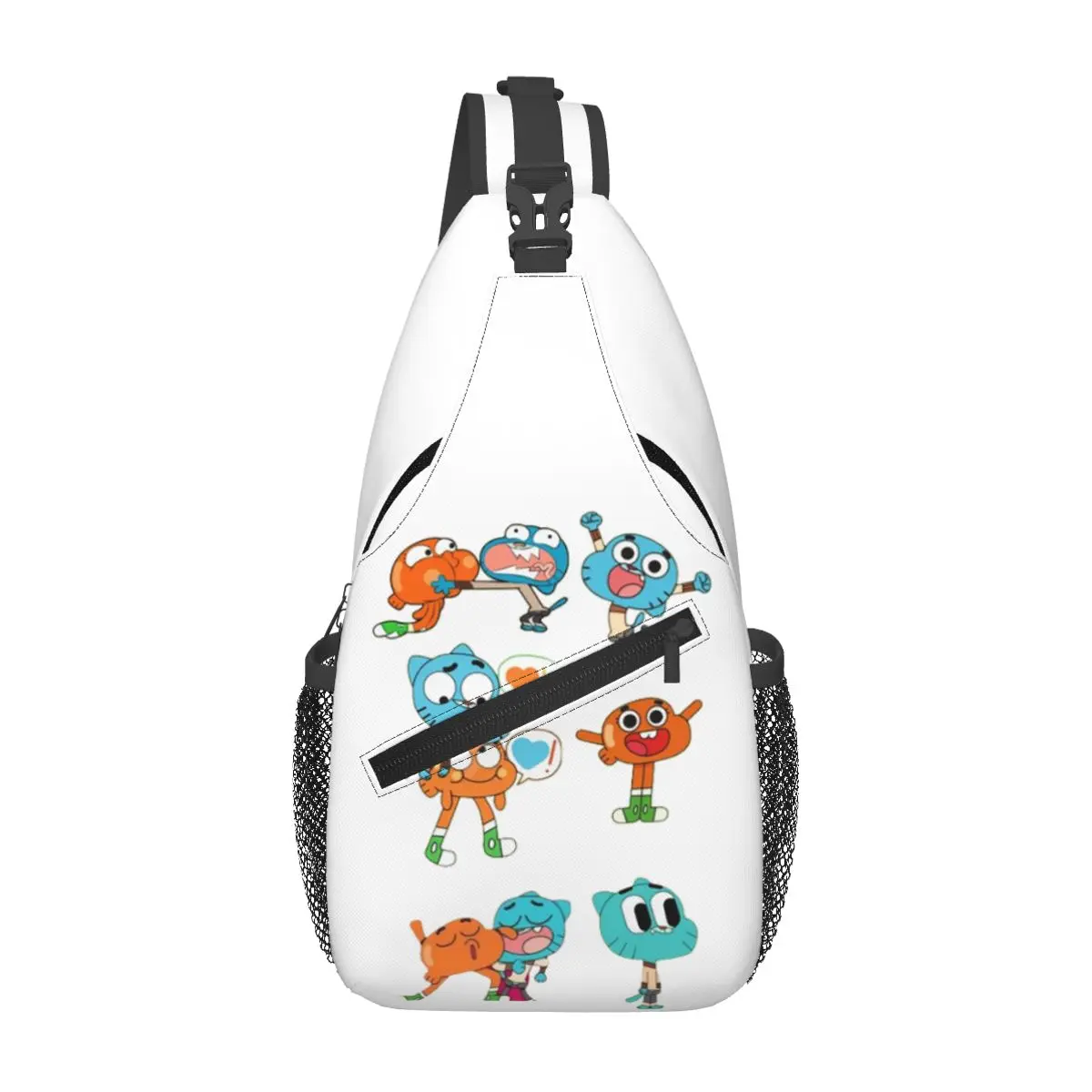 Gumball Peito Bolsa Homens Sling Crossbody Mochila Peito Bolsa Viagem Caminhadas Daypack Bolsa de Ombro