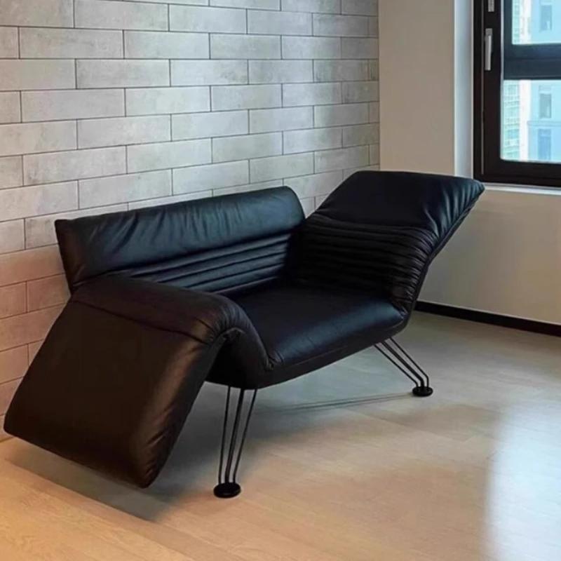 

Medieval creative single chair folding armrest sofa chair lazy reclining