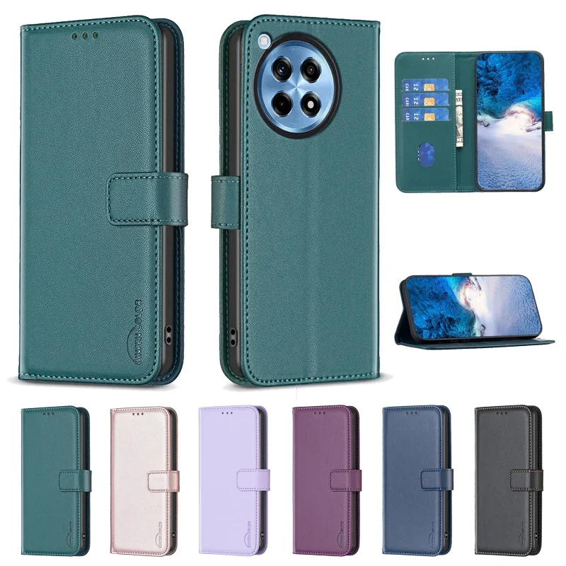 حافظة قلاب بمحفظة جلدية لـ OnePlus ، OnePlus 12R ، 5G ، OnePlus 12R ، One + 12R ، Fundas Shell ،