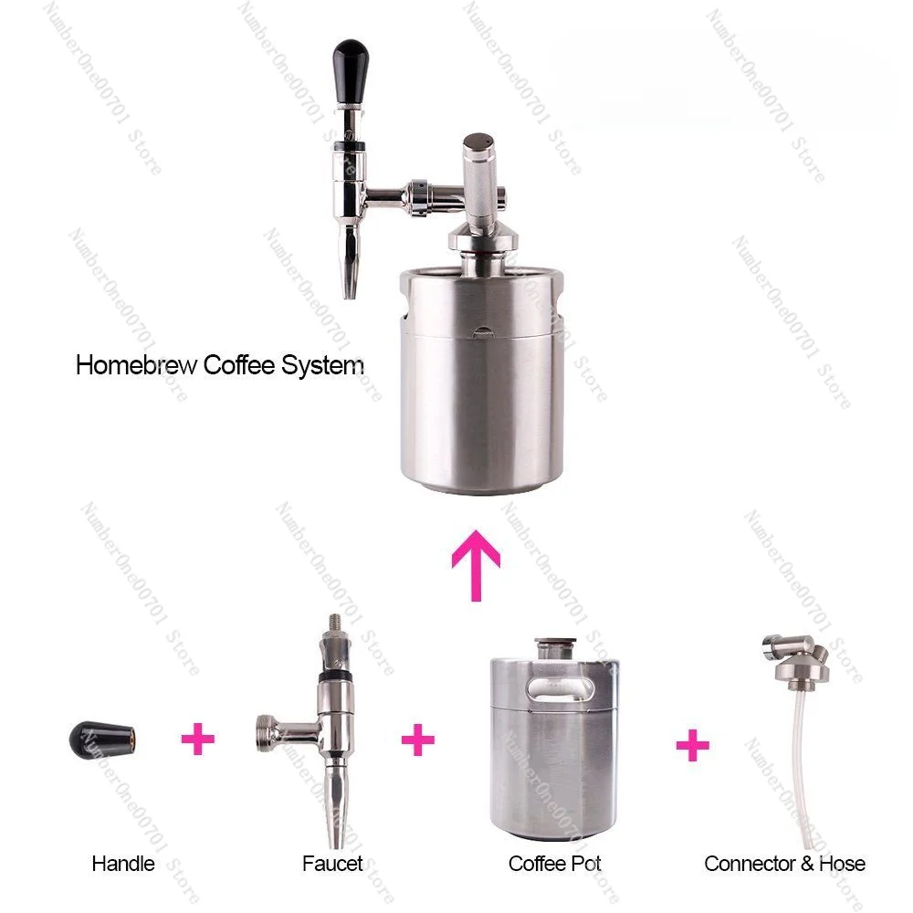 Cold Extracting Tea Ice Extraction Stainless Steel Foaming Gun Foam Maker Liquid Ice Cream Machine Cold Brewed Coffee