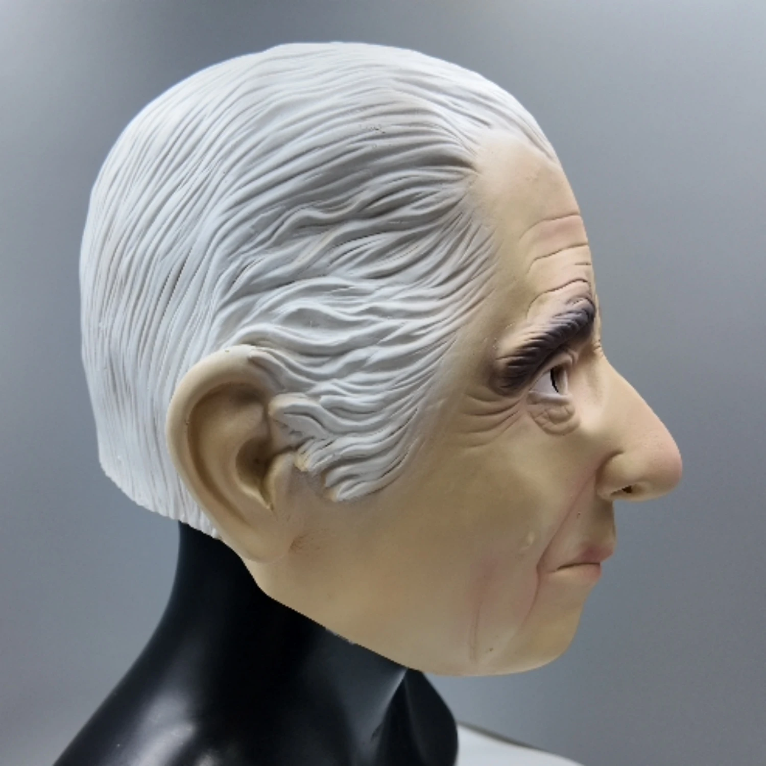 Königliche Latex-Maske für Erwachsene: Realistische Alter-Mann-Gesichtsmaske für Halloween, Cosplay und Partys – Detail 6