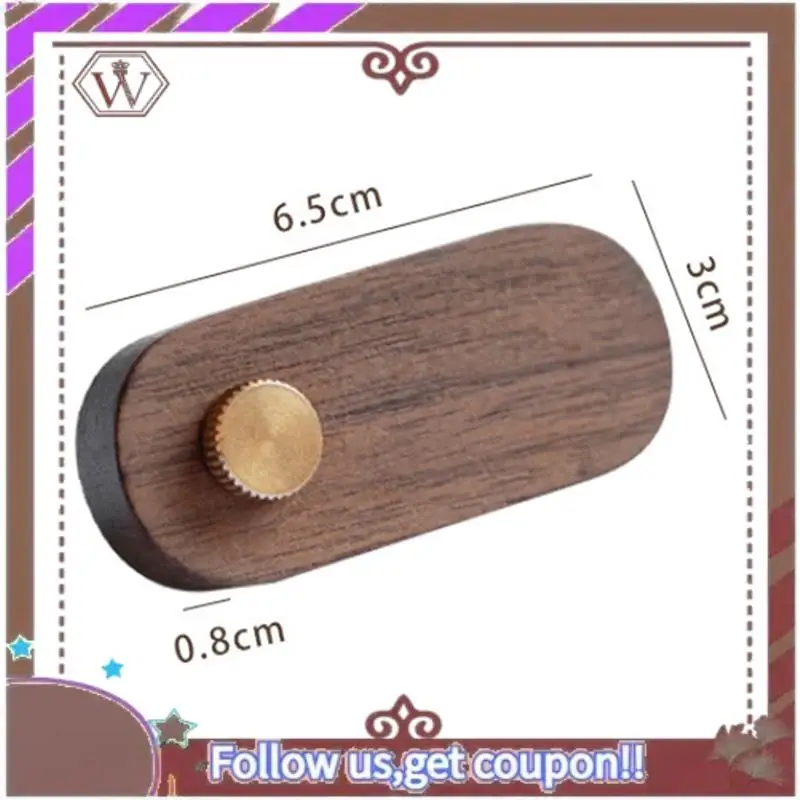 ABBG-1PCS Solid Wood Small Price Display Card Cake Product Tag Simple Handwritten Label Durable Easy Install