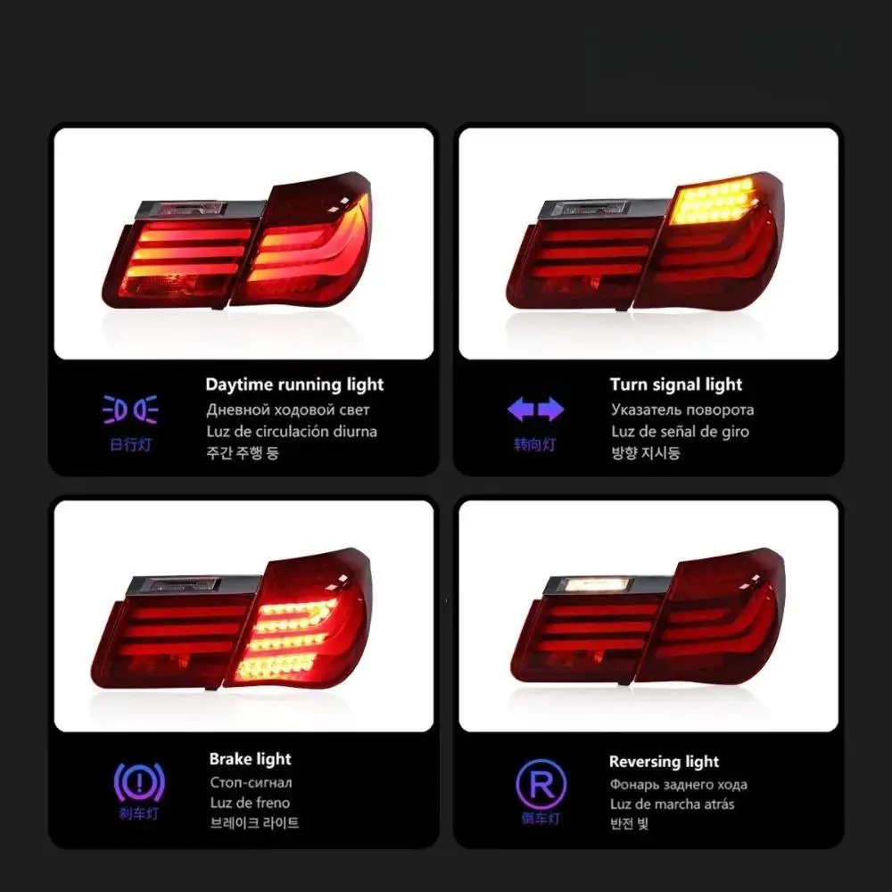 

7 Series F01 Taillights 2009-2015 F02 Style Rear Lamp LED Tail Light Plug and Play DRL Signal Automotive Accessories