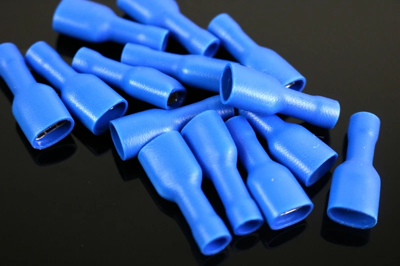 connector faston FDFD1.25-250 FDFD2-250 FDFD5-250 Insulated Spade Crimp Wire Cable Connector Terminal Male