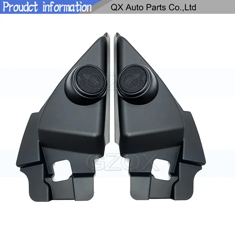 CAPQX 2pcs Triangle Head Speakers Cover Car Audio Trumpet Door Trim Tweeter Cover For Nissan Qashqai 2016-2019 tweeter cover