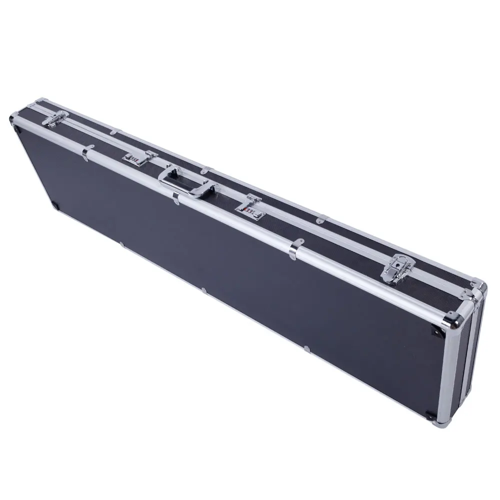 135 * 35 * 12 cm Aluminiowa nowa ramka Pistolet blokujący Pistolet HandGun Lock Box Twardy futerał do przechowywania Czarny