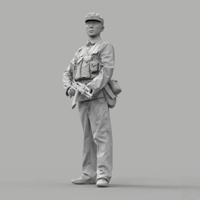 

Модель YM, оригинальная модель 1/35, китайский солдат, смоляный солдат (1 солдат)YMC35001