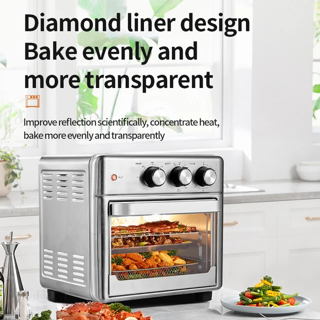 13L Air Fryer Electric Hot Fryer Oven Oilless Cooker Nonstick Visible Window Home Appliance Electric Fryer without 2