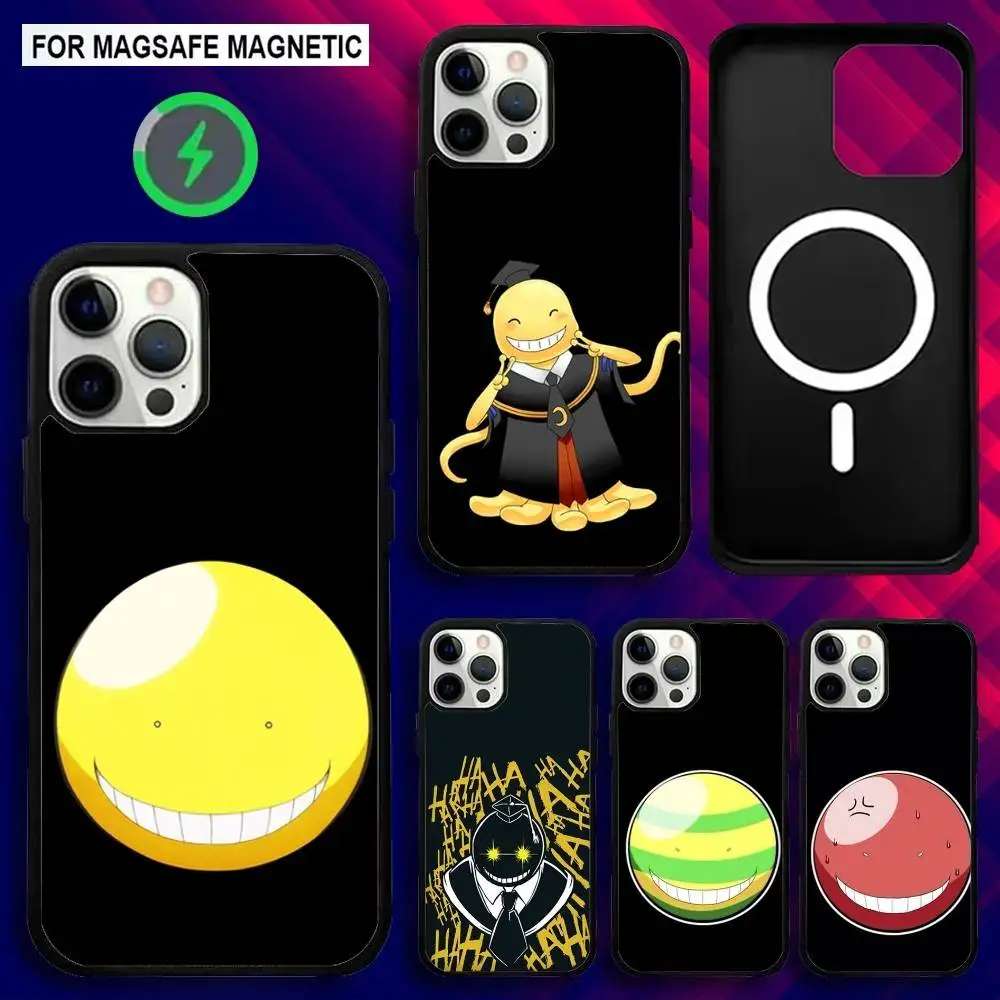 

A-Assassination Classroom Phone Case For iPhone 16e,16,15,14,13,12,11,Plus,Pro,Max,Mini Magsafe Magnetic Wireless Charging