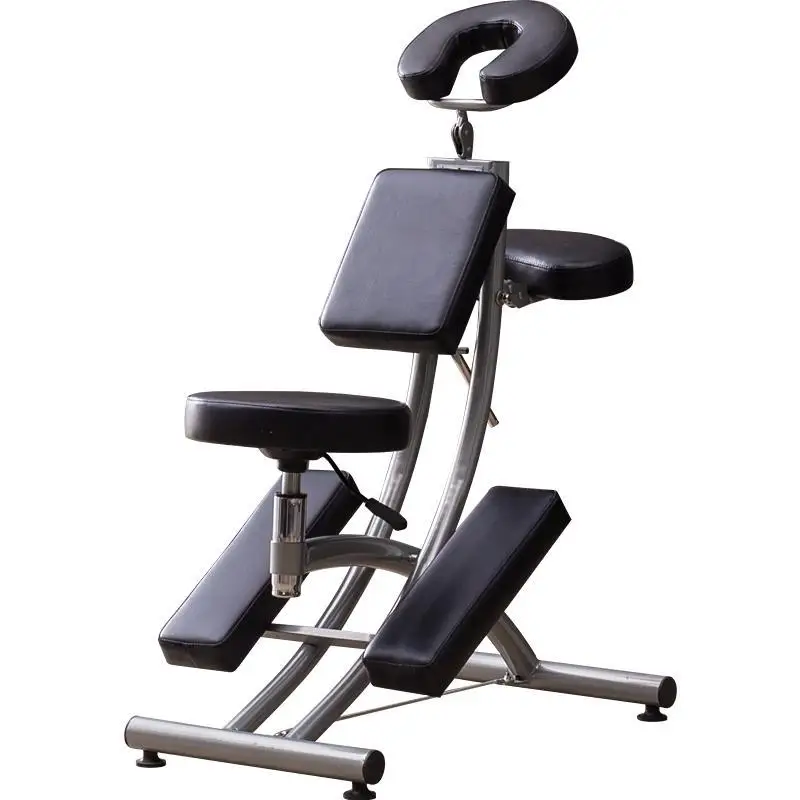 Gua Sha Acupuncture Massage Chair Tattoo Modern Folding Simple Massage Chair Adjust Metal Furniture Massage Stoel MHAMY