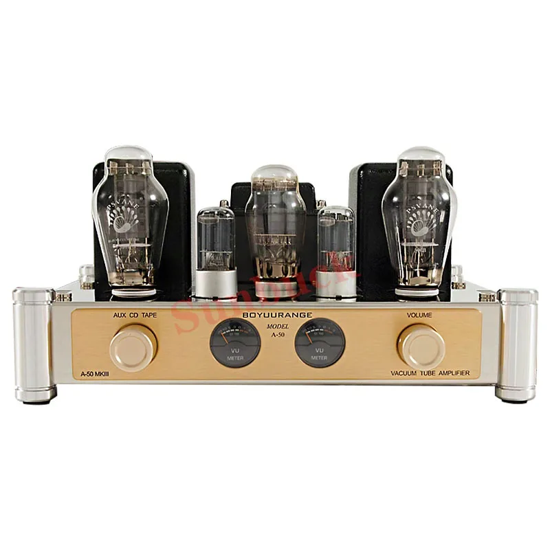 AIYIMA SMSL A50 6N8P Push 300B Vacuum Tube Amplifier 5Z3PAT Rectify 8.2W 2.0 Single-ended Vacuum Tube Amplifier Hifi Audio